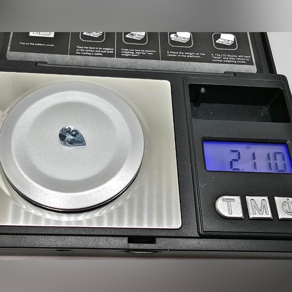 Natural London Blue Topaz Gemstone 2.1ct - Picture 3 of 3